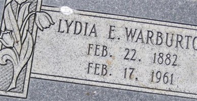 Lydia E Warburton