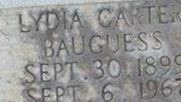 Lydia Jane Carter Bauguess Lydia Jane Carter Bauguess