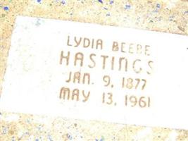 Lydia Jane Hastings Lee W Beebe