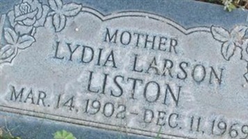 Lydia Larson Liston Lydia Larson Liston
