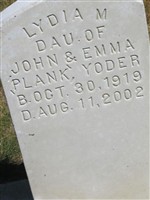 Lydia M. Yoder Lydia M. Yoder