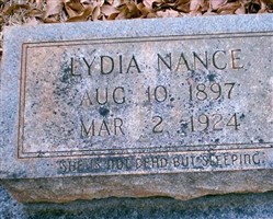 Lydia Nance Leatherwood
