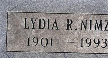 Lydia R Nimz
