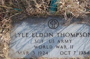 Lyle Eldon Thompson Lyle Eldon Thompson