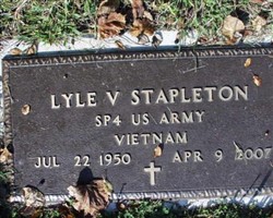 Lyle V Stapleton Lyle V Stapleton