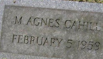 M. Agnes Cahill