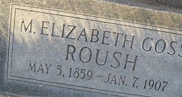 M Elizabeth Goss Roush M Elizabeth Goss Roush