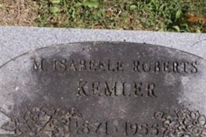 M Isabelle Roberts Kemler M Isabelle Roberts Kemler
