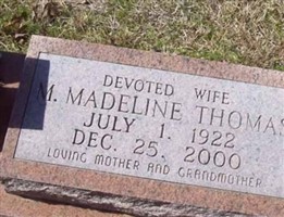M. Madeline Thomas M. Madeline Thomas