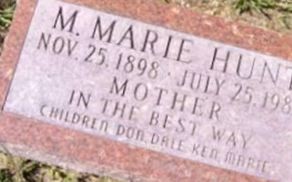 M. Marie Hunt M. Marie Hunt