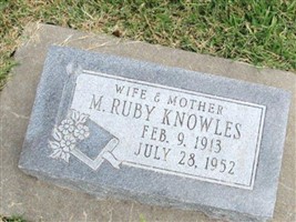 M. Ruby Knowles