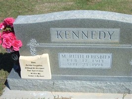 M. Ruth Frisbie Kennedy M. Ruth Frisbie Kennedy