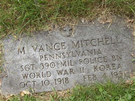 M Vance Mitchell