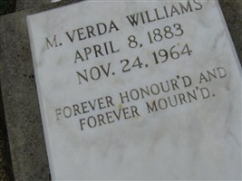 M. Verda Williams M. Verda Williams