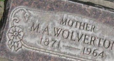 M. A. Wolverton M. A. Wolverton
