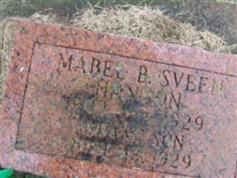 Mabel B. Sveen Hanson Mabel B. Sveen Hanson