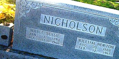 Mabel Bessie Womack Nicholson