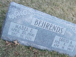 Mabel E. Behrends Mabel E. Behrends