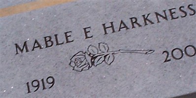Mabel E. Harkness Mabel E. Harkness