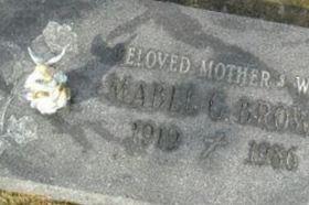 Mabel G Brown