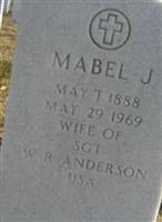 Mabel J Anderson