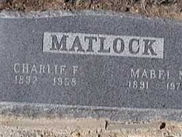 Mabel M. Cantonwine Matlock Mabel M. Cantonwine Matlock