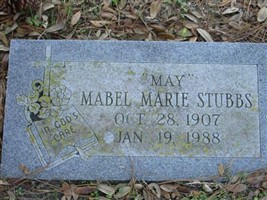 Mabel Marie "May" Stubbs Mabel Marie "May" Stubbs