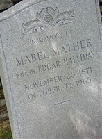 Mabel (Mather) Halliday
