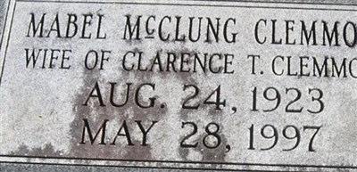 Mabel McClung Clemmons