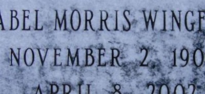 Mabel Morris Wingfield