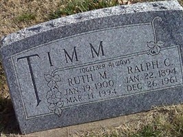 Mabel Ruth Bovey Timm Mabel Ruth Bovey Timm