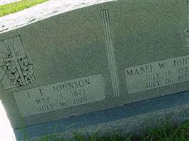 Mabel W Johnson