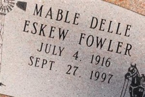 Mable Delle Eskew Fowler