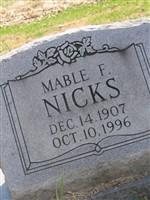 Mable F Nicks Mable F Nicks