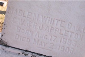 Mable M White Appleton Mable M White Appleton