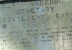 Old Macedonia Baptist Church Cemetery