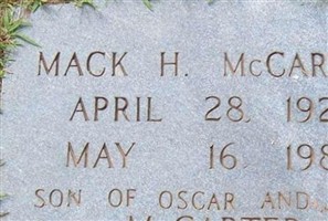 Mack H. McCarter Mack H. McCarter