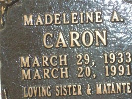 Madeleine A Caron