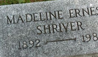 Madeline Ernst Shriver Madeline Ernst Shriver