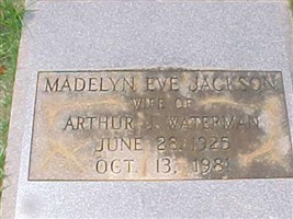 Madelyn Eve Jackson Waterman Madelyn Eve Jackson Waterman