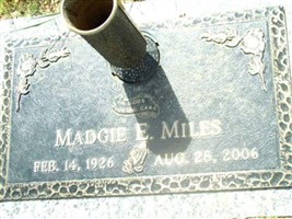 Madge Elizabeth "Toots" Mason Miles Madge Elizabeth "Toots" Mason Miles