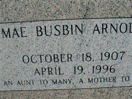 Mae Busbin Arnold Mae Busbin Arnold