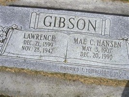 Mae Christine Hansen Gibson Mae Christine Hansen Gibson