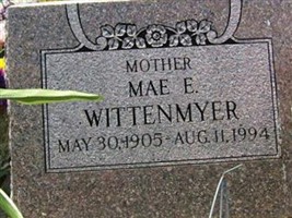 Mae E Wittenmyer Mae E Wittenmyer