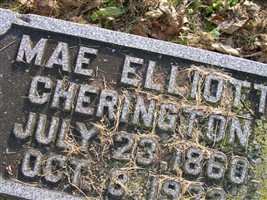 Mae Elliott Cherington Mae Elliott Cherington