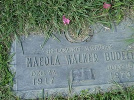 Maeola Walker Budell Maeola Walker Budell