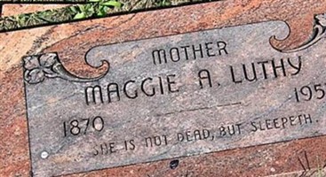 Maggie A Luthy Maggie A Luthy
