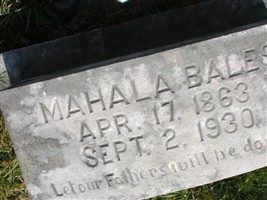 Mahala Lane Bales Mahala Lane Bales