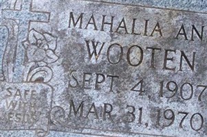 Mahalia Ann Wooten Mahalia Ann Wooten