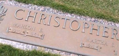 Mahlon E. Christopher Mahlon E. Christopher